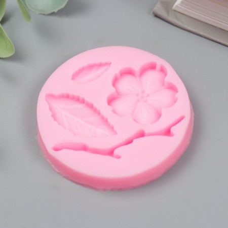 Mold Silicon "Flower" 4 items 1x5x5 cm-1