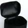 Cosmetic bag is a zipper on a zipper, black color