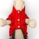 Zimovye jumpsuit for animals "duet", XL (DS 32-34, Osh 32, OG 40-44 cm), red-gray