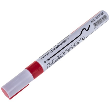 Building Marker Lekon 11104, Nitroemal, Red, 3 - 4 mm-4
