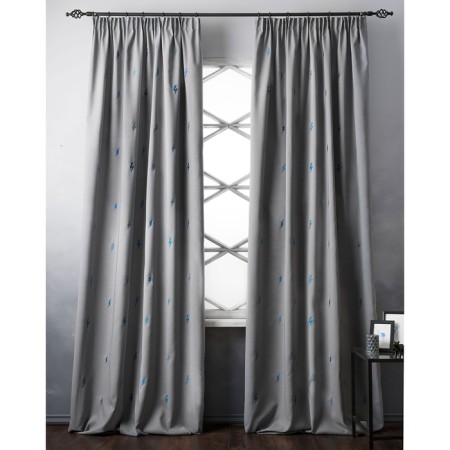 Set of curtains "Flash", size 145 x 280 cm, gray