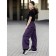 Heater trousers, height 164 cm, eggplant color