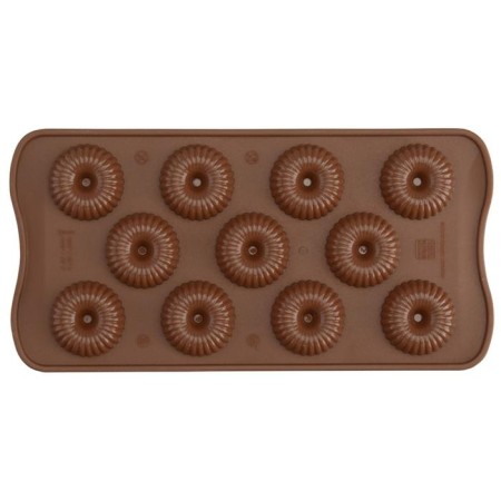 Form for the preparation of sweets Choco Crown 11 × 24 cm, silicone-6