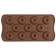 Form for the preparation of sweets Choco Crown 11 × 24 cm, silicone