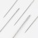 Sewing needles “Assorted”, D = 0.5 / 0.6 / 0.7 / 0.8 / 1.1 mm, 3 - 5.6 cm, 15 pcs