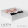 Organizer for storing linen LadOM, 7 cells, 32 × 32 × 10 cm, white color