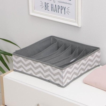 Sigzag -Sigzag Sovereign Organizer, 7 cells, 32 × 32 × 12 cm, color gray color-2