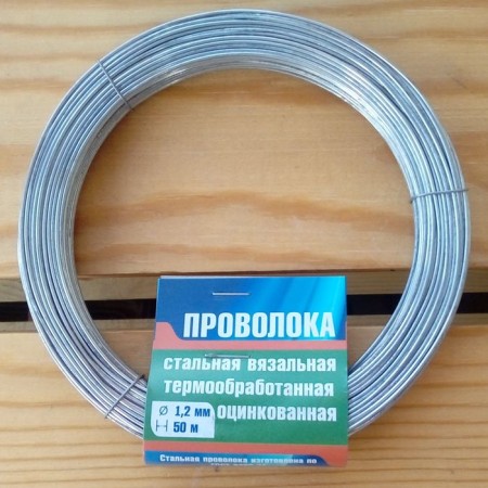 Knitting galvanized t/o, 1.2 mm × 50 m