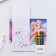 Set: block of sheets with coloring and wax crayons "Believe in miracles"