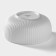 Porcelain bowl magistro line, 1.3 l, d = 17.5 cm, white color