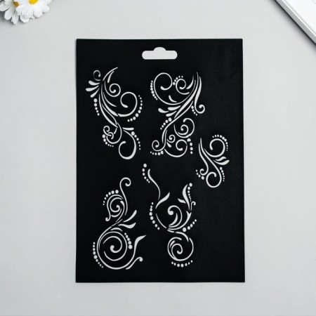 Plastic stencil "Pattern No. 5" 20x29cm