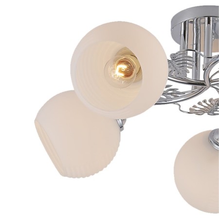 Ceiling light ESCADA, 1119/5PL. 5x40W, E27, 550x550x220 mm, chromium color-2