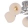 Ceiling light ESCADA, 1119/5PL. 5x40W, E27, 550x550x220 mm, chromium color