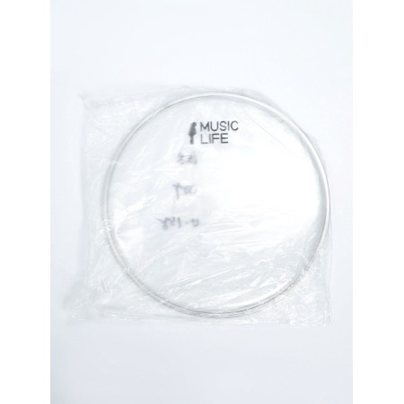 Plastic for the drum of Music Life 10 inches, transparent-4
