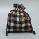 Bag Gift canvas "cones", 10 x 12 cm +/- 1.5 cm, new year