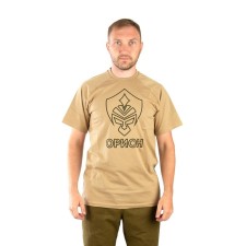 Футболка ОРИОН Logo, хлопок, бежевый, р-р L