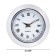 Quartz clock, D-2.5 cm, LQ377A, discrete move, silver