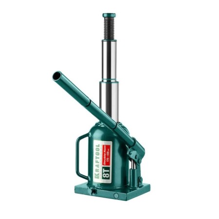 Bottle-bottle jack Kraftool Double ram 43463-8, two-stage, rise 170-430 mm, 8 tons-1