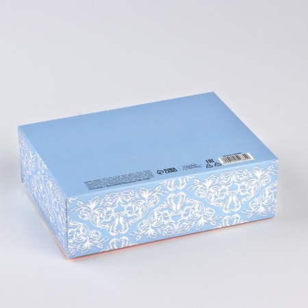 New Year's folding box "Winter Village" 16.5 x 12.5 x 5 cm, New Year-3