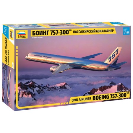 The prefabricated Model-Small Passenger Airliner Boeing 757-300, Star, 1: 145, (7041)