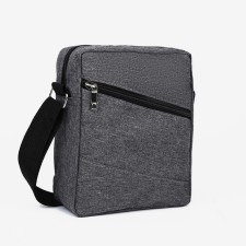 Male bag, gray color