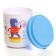 Baby mug with a lid, 200 ml., "Bear", blue color