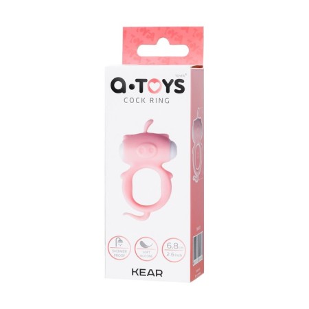 Vibrocolor on the penis A-Toys byfa Kear, silicone, d = 2 cm, pink color-8