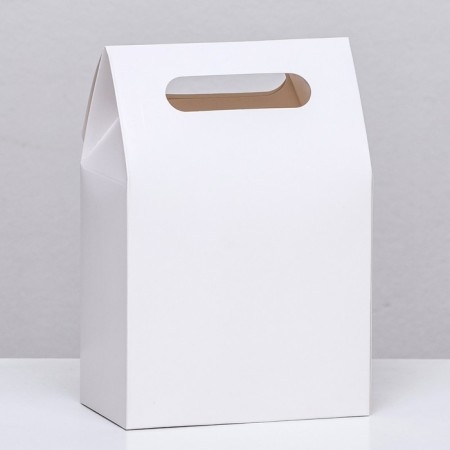 Box with a window, white, 20 x 14 x 8 cm-1