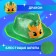 Carnival hat "Dragon", yellow color