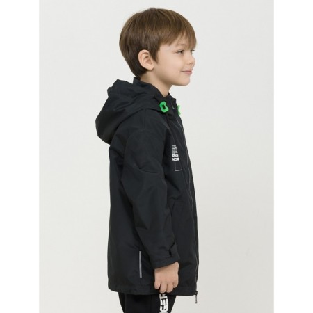 Windbreaker for boys, height 110 cm, dark gray color-2