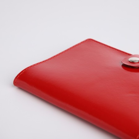 Passport cover on the button, red color-3