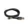 Aura TPC-UM5B Microusb charging cable, black 1.2 meters