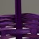 Wicker basket, 20 x 11/35 cm, purple, bamboo