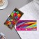 An envelope for money with a decorative element "Gift" embossing, balloons, 16.5x8.5 cm