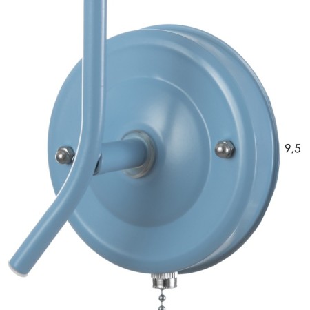 Bra "Online" (Color.) 1x15W E27 Model: BR 02086 Blue 10.5x15x27cm-4