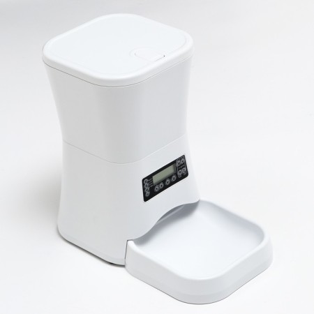 Smart auto feeder, container 7 l, 3.5 kg of dry food, voice recording function, with a LCD screen