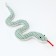 Soft toy "Snake" with print, 40 cm, color mix