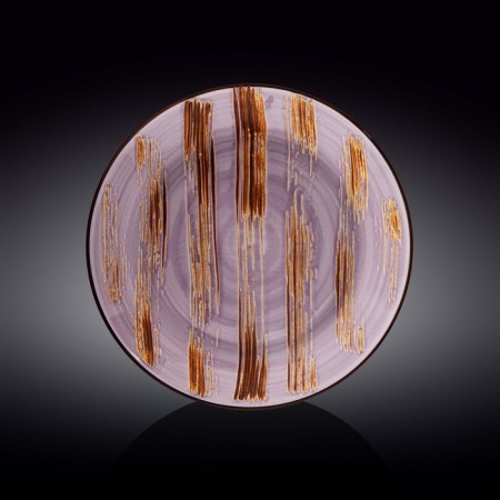 Deep plate Wilmax England Scratch, D = 28.5 cm, 500 ml, lavender color