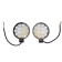 Farah LED SkyWay Off Road, 12 V/24 V, 42 W, 6000 K, 14 diodes, 2 pcs, 84x84 (100) x17 mm