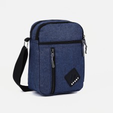 Male bag, blue color