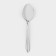 Spoon "Mirage", h = 19 cm, thickness 0.8 mm, silver color