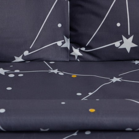 Bed linen 2 joint venture and I “Star Sky” 173x215cm, 175x214cm, 50x70cm-2 pcs, 60g/m2, microfiber-1