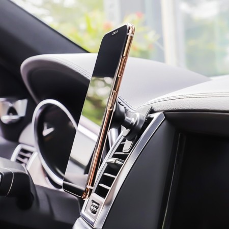 Car holder Borofone BH12, to the deflector, universal, magnetic, black-6