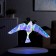 LED figure "Bird" 55 × 14 × 36 cm, plastic, 220 V, glow of white