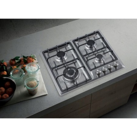 Hon surface MBS PG-605, gas, 4 burners, mechanical. Management, silver-2