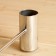 Banch for a bathhouse made of stainless steel, with a wooden handle