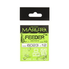 Feeder hooks Maruto Feeder 6023, NI color, No. 12, 10 pcs.