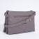 Bag Cross-Bodi with a zipper, gray color