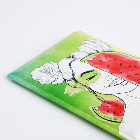 Cover for passport, green color-4