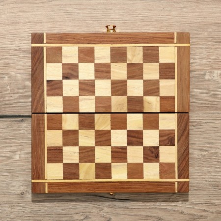Chess 25x25x4 cm. Wood shisham-5
